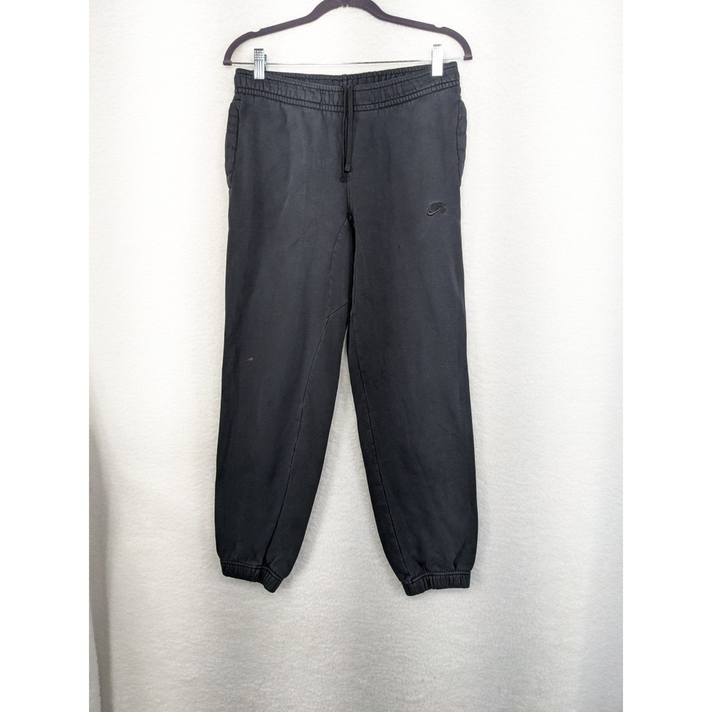 Nike Mens Black On Black Training Athletic Jogger Track Pants S